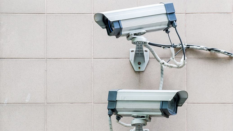 Which installation angle is good for surveillance engineering cameras?