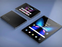 Samsung's new folding screen patent disclosure is similar to Z fold3, but adopts horizontal folding